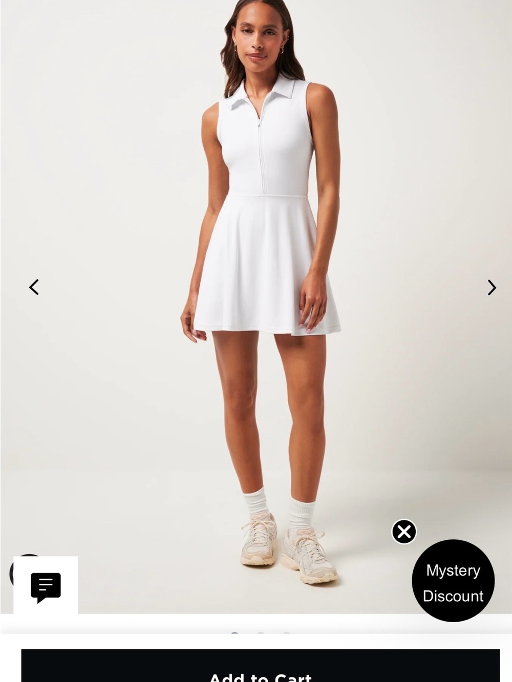 Travis Mathew Movement Sleeveless Polo Dress 2.0 White XS - Picture 12 of 12
